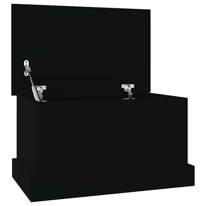 Raft de depozitare, negru, 50x30x28 cm, lemn prelucrat - WALTI WALTI