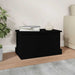 Raft de depozitare, negru, 50x30x28 cm, lemn prelucrat - WALTI WALTI