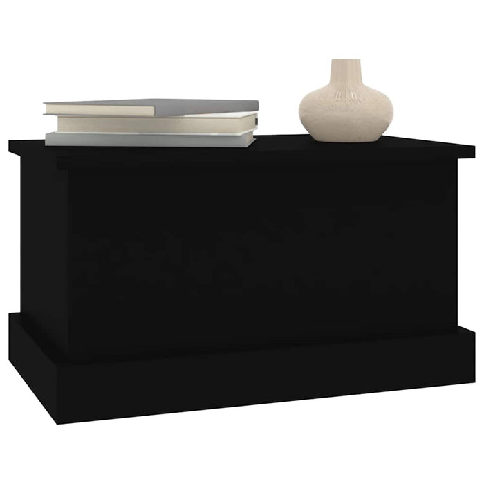 Raft de depozitare, negru, 50x30x28 cm, lemn prelucrat - WALTI WALTI
