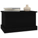 Raft de depozitare, negru, 50x30x28 cm, lemn prelucrat - WALTI WALTI