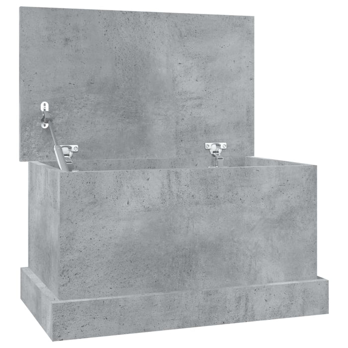 Cutie de depozitare, gri beton, 50x30x28 cm, lemn prelucrat - WALTI WALTI