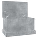 Cutie de depozitare, gri beton, 50x30x28 cm, lemn prelucrat - WALTI WALTI