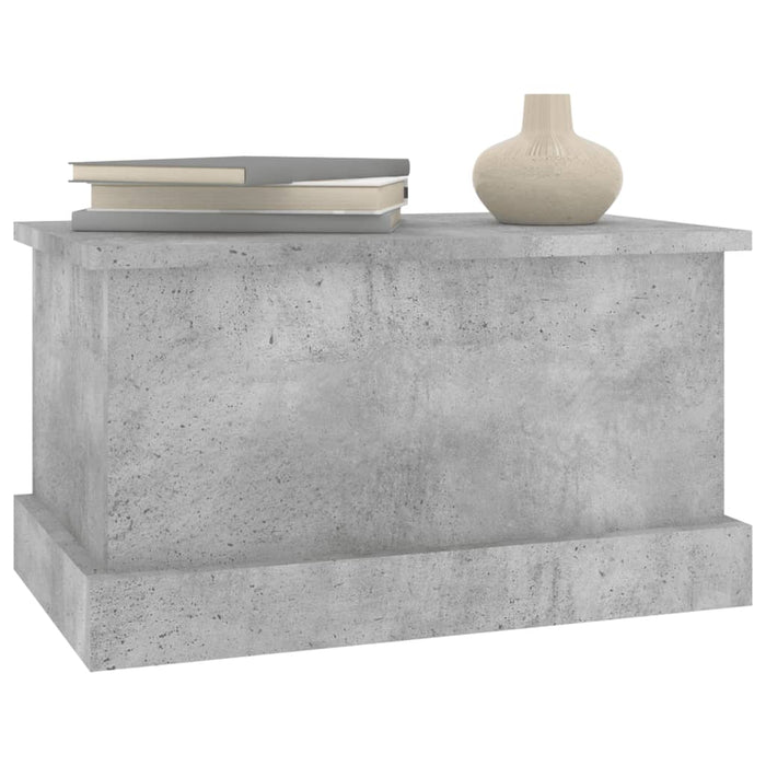 Cutie de depozitare, gri beton, 50x30x28 cm, lemn prelucrat - WALTI WALTI