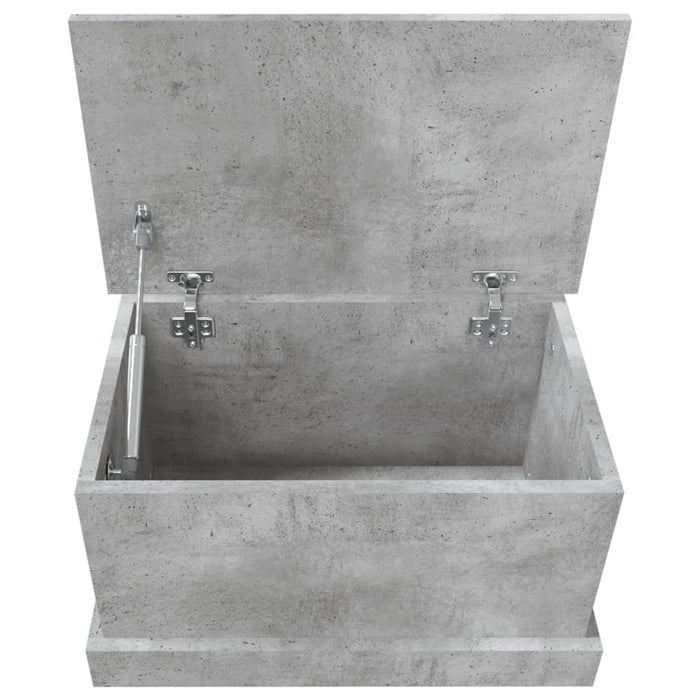 Cutie de depozitare, gri beton, 50x30x28 cm, lemn prelucrat - WALTI WALTI