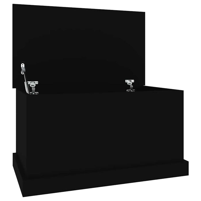 Cutie de depozitare, negru, 70x40x38 cm, lemn prelucrat - WALTI WALTI