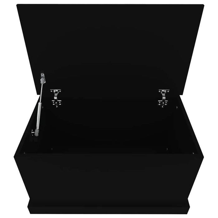 Cutie de depozitare, negru, 70x40x38 cm, lemn prelucrat - WALTI WALTI