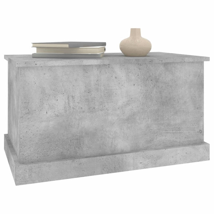 Cutie de depozitare, gri beton, 70x40x38 cm, lemn prelucrat - WALTI WALTI