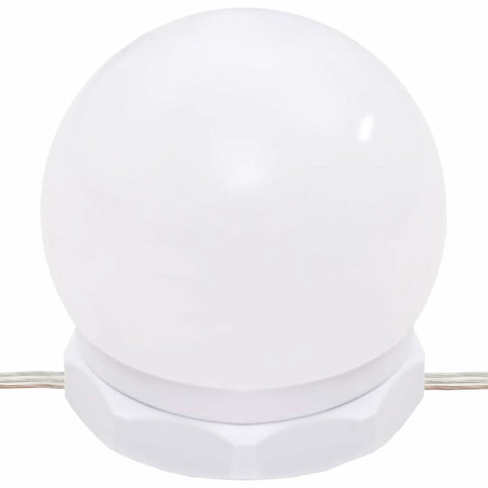 Masă toaletă cu LED, stejar maro, 90x50x132,5 cm lemn prelucrat - WALTI WALTI
