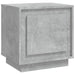 Noptieră, gri beton, 44x35x45 cm, lemn prelucrat - WALTI WALTI