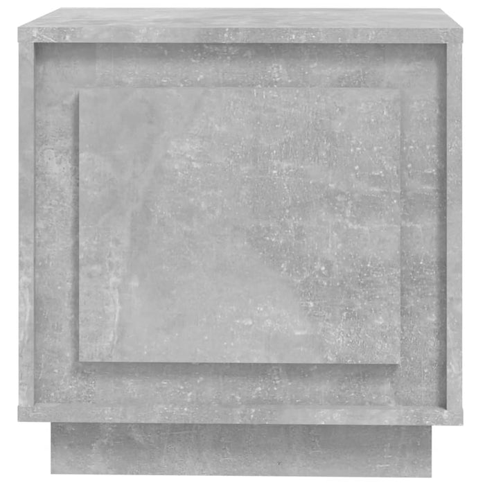 Noptieră, gri beton, 44x35x45 cm, lemn prelucrat - WALTI WALTI