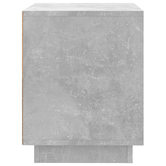 Noptiere, 2 buc., gri beton, 44x35x45 cm, lemn prelucrat - WALTI WALTI