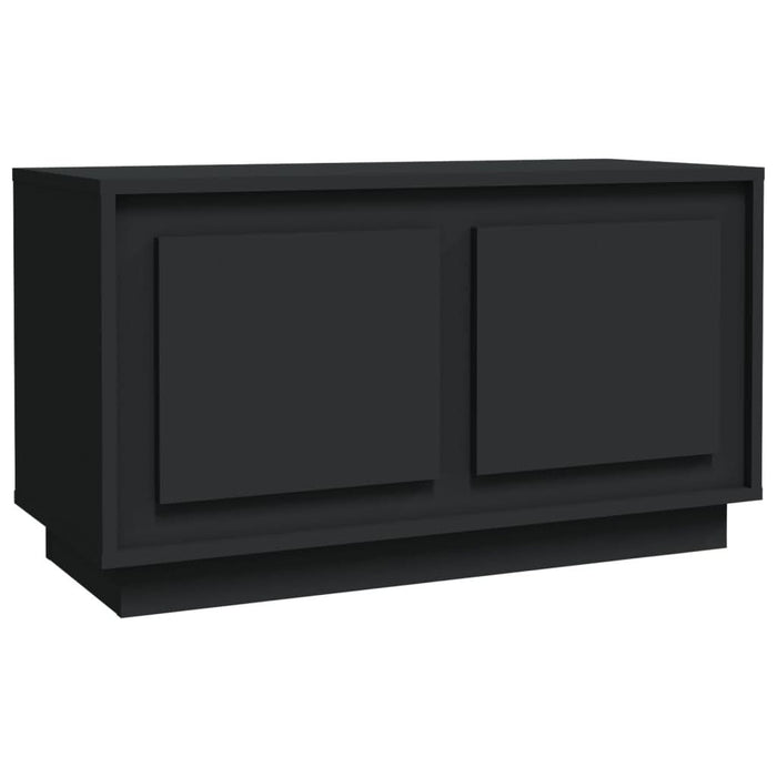Comodă TV, negru, 80x35x45 cm, lemn prelucrat - WALTI WALTI