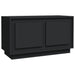 Comodă TV, negru, 80x35x45 cm, lemn prelucrat - WALTI WALTI