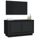 Comodă TV, negru, 80x35x45 cm, lemn prelucrat - WALTI WALTI