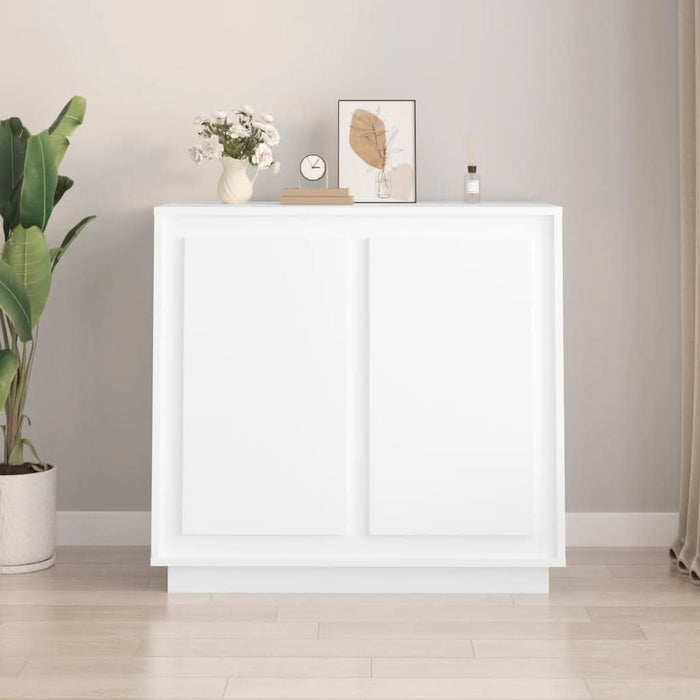 Dulap, alb, 80x34x75 cm, lemn prelucrat - WALTI WALTI
