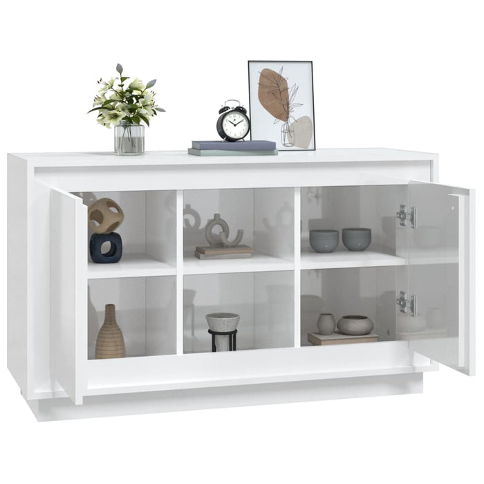 Dulap, alb extralucios, 102x35x60 cm, lemn prelucrat WALTI