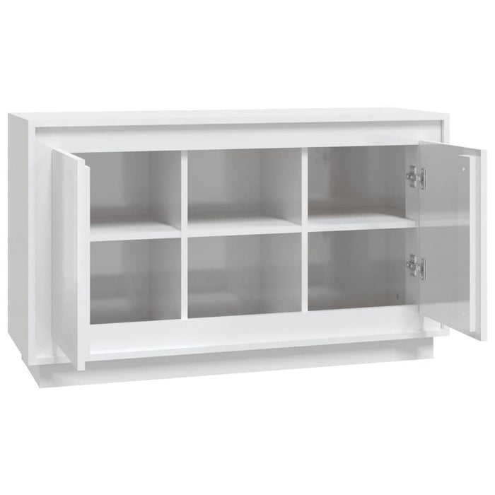 Dulap, alb extralucios, 102x35x60 cm, lemn prelucrat WALTI