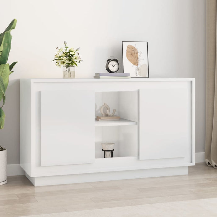 Dulap, alb extralucios, 102x35x60 cm, lemn prelucrat WALTI