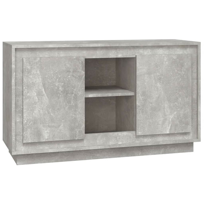 Dulap, gri beton, 102x35x60 cm, lemn prelucrat - WALTI WALTI