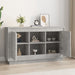 Dulap, gri beton, 102x35x60 cm, lemn prelucrat - WALTI WALTI