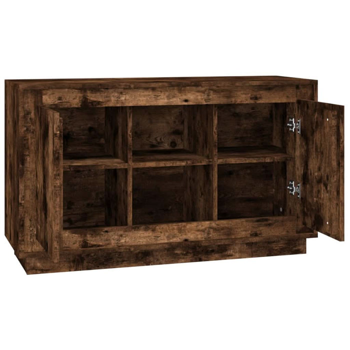Servantă, stejar afumat, 102x35x60 cm, lemn prelucrat - WALTI WALTI