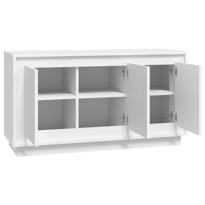 Servantă, alb, 102x35x55 cm, lemn prelucrat - WALTI WALTI