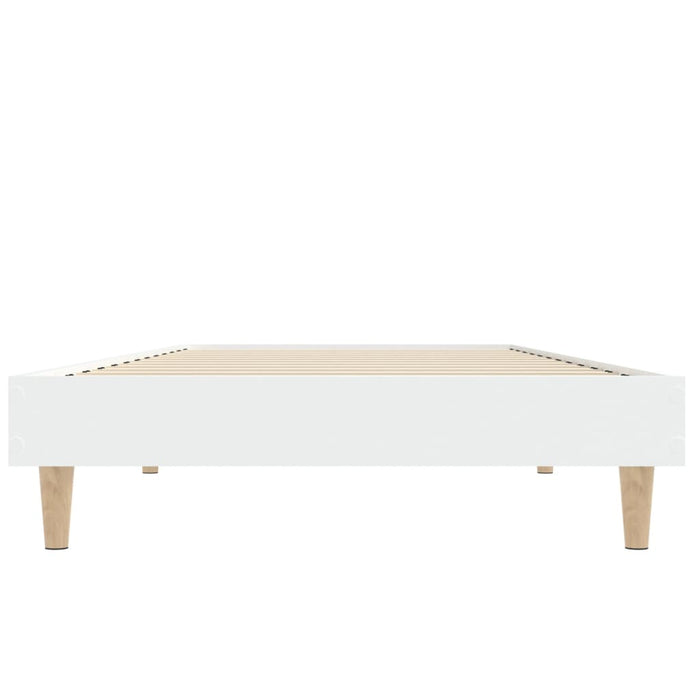 Cadru de pat, alb, 75x190 cm, lemn prelucrat - WALTI WALTI