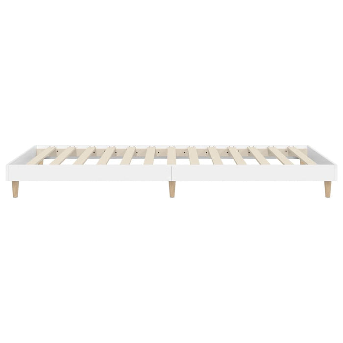 Cadru de pat, alb, 75x190 cm, lemn prelucrat - WALTI WALTI