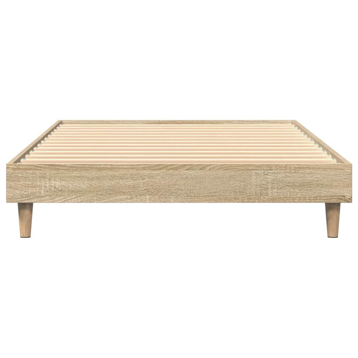 Cadru pat fără saltea, stejar sonoma 75x190 cm lemn prelucrat - WALTI WALTI