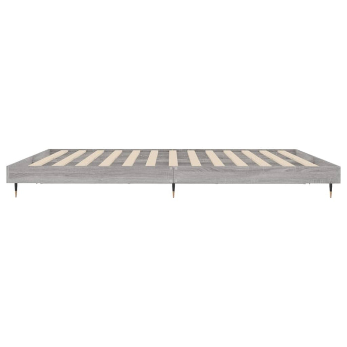 Cadru de pat, gri sonoma, 120x200 cm, lemn prelucrat - WALTI WALTI