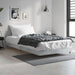 Cadru de pat, gri beton, 90x200 cm, lemn prelucrat - WALTI WALTI
