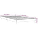 Cadru de pat, gri beton, 90x200 cm, lemn prelucrat - WALTI WALTI