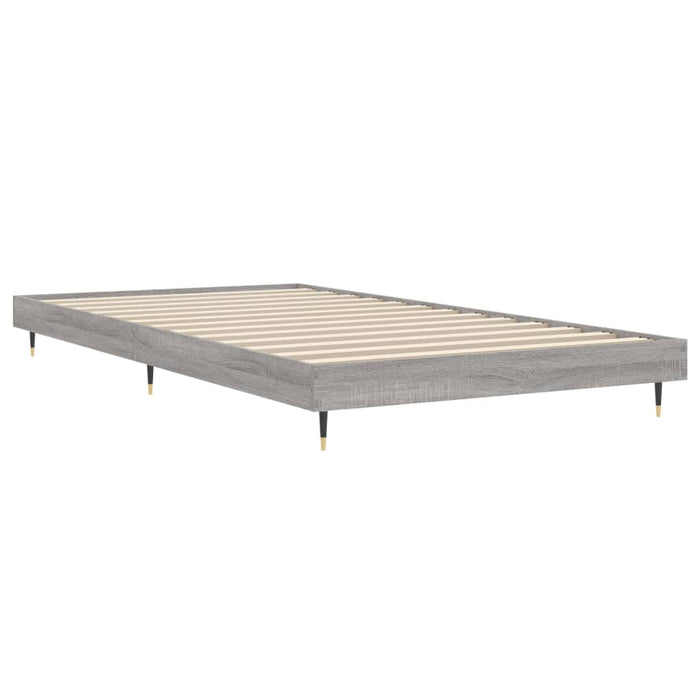 Cadru de pat, gri sonoma, 90x200 cm, lemn prelucrat - WALTI WALTI
