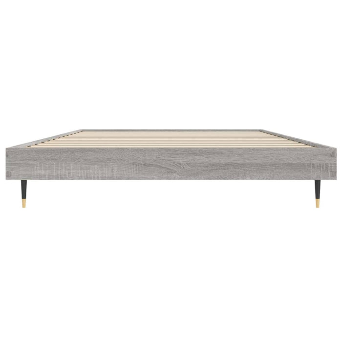Cadru de pat, gri sonoma, 90x200 cm, lemn prelucrat - WALTI WALTI