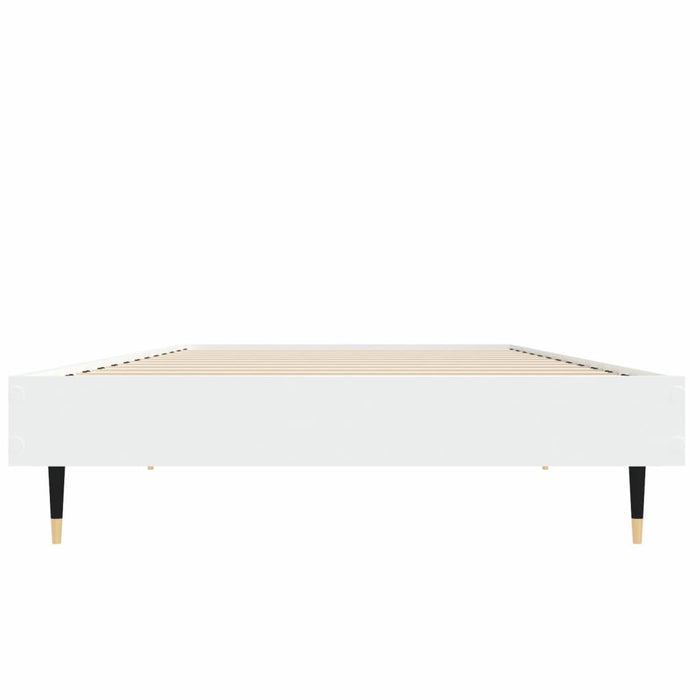 Cadru de pat, alb, 75x190 cm, lemn prelucrat - WALTI WALTI