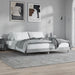 Cadru de pat, gri beton, 120x200 cm, lemn prelucrat - WALTI WALTI