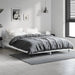 Cadru de pat, alb, 140x190 cm, lemn prelucrat - WALTI WALTI