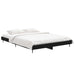 Cadru de pat, negru, 140x190 cm, lemn prelucrat - WALTI WALTI