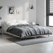 Cadru de pat, gri sonoma, 140x190 cm, lemn prelucrat - WALTI WALTI