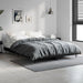 Cadru de pat, negru ,135x190 cm, lemn prelucrat - WALTI WALTI