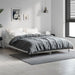 Cadru de pat, gri sonoma, 135x190 cm, lemn prelucrat - WALTI WALTI