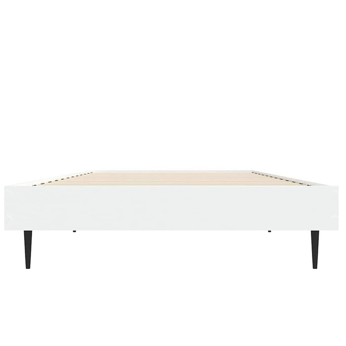 Cadru de pat, alb, 75x190 cm, lemn prelucrat - WALTI WALTI