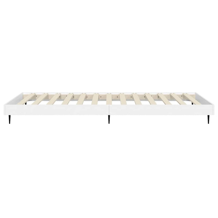 Cadru de pat, alb, 75x190 cm, lemn prelucrat - WALTI WALTI