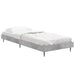 Cadru de pat, gri beton, 75x190 cm, lemn prelucrat - WALTI WALTI