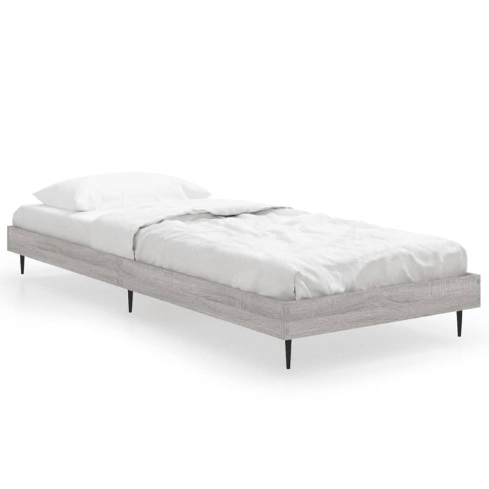 Cadru de pat, gri sonoma, 75x190 cm, lemn prelucrat - WALTI WALTI