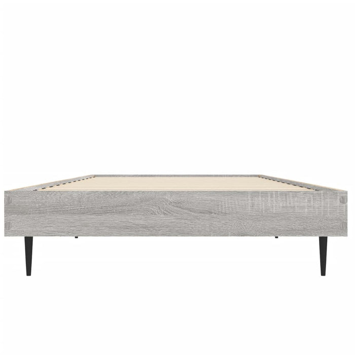 Cadru de pat, gri sonoma, 75x190 cm, lemn prelucrat - WALTI WALTI