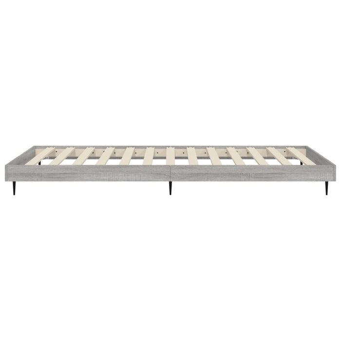 Cadru de pat, gri sonoma, 75x190 cm, lemn prelucrat - WALTI WALTI