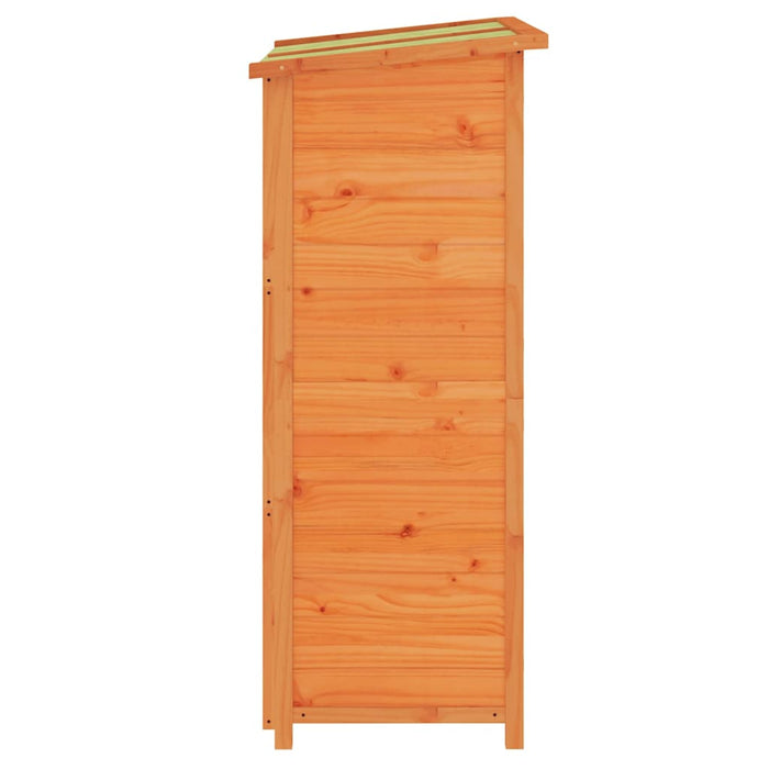 Șopron scule de grădină maro 83x57x140 cm lemn masiv de pin - WALTI WALTI