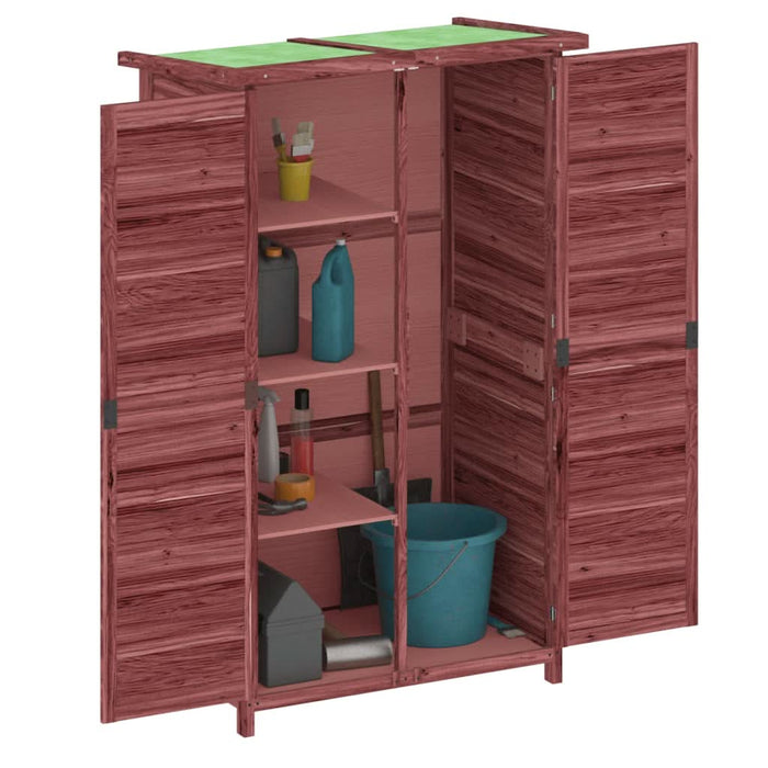 Magazie de unelte de grădină cafeniu 83x57x140cm lemn masiv pin - WALTI WALTI