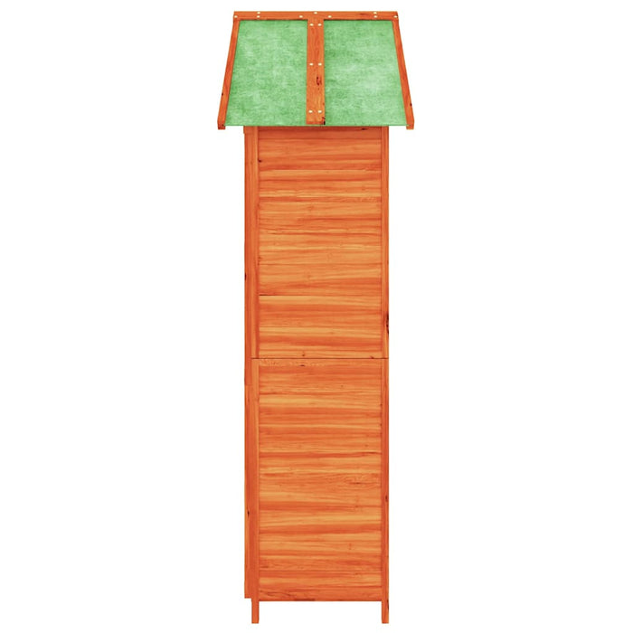 Magazie de unelte de grădină maro 89x52,5x175cm lemn masiv pin - WALTI WALTI